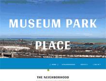Tablet Screenshot of museumparkplacechicago.com